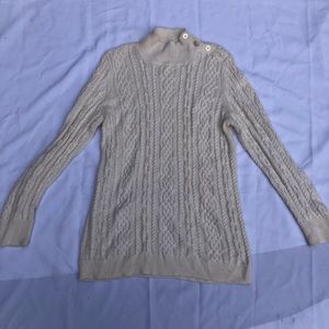 Talbots white knit sweater